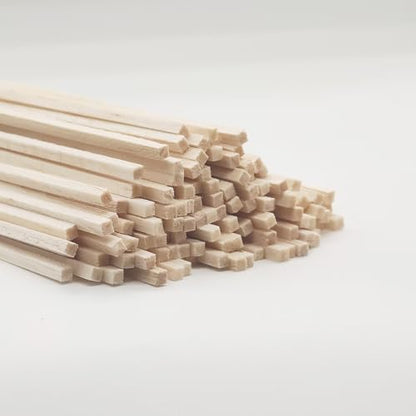 120Pcs 1 8 Inch Balsa Wood Sticks (120 Count)