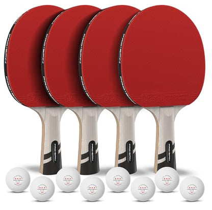 Ping Pong Paddles Set of 4