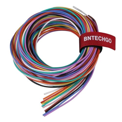 22 AWG Silicone Wire Kit 10 Color Each 10ft Stranded Tinned Copper (10 Count)