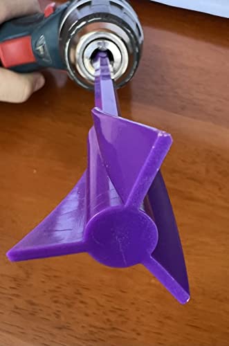 Epoxy Mixer Attachment for Drill Reusable Paint Mixer for Drill Resin Mixer Paint Stirrers Drill mixer Drill Attachment For Resin Molds Mixing (15 Foot)