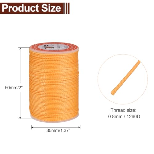 Leather Sewing Waxed Thread 0.8mm 60Yards