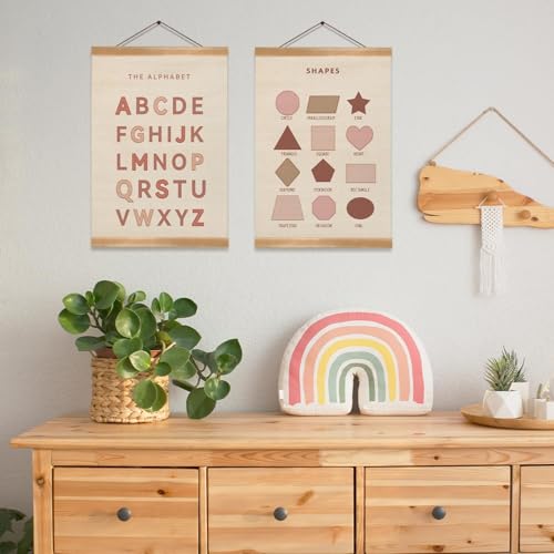 Alphabet Shapes Poster Set of 2 (2 Count)