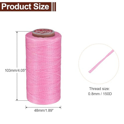 Flat Leather Sewing Waxed Thread