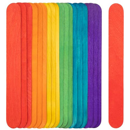 8 Inch Jumbo Craft Sticks (60 Count)