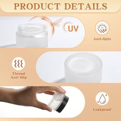 Glass Jars with Lids (24 Count)