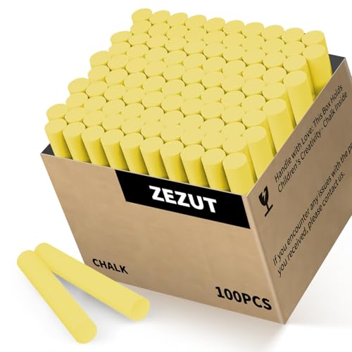 Yellow Chalk 100PCS (100 Count)