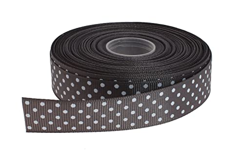 Polka Dot Grosgrain Ribbon 25 Yard Each Roll 100% Polyester