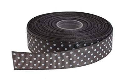 Polka Dot Grosgrain Ribbon 25 Yard Each Roll 100% Polyester
