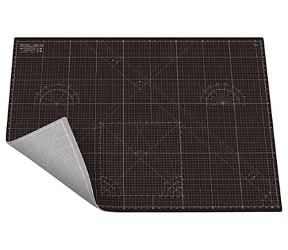 Self Healing Cutting Mat A0 36"x 48" Double Sided Black Mat