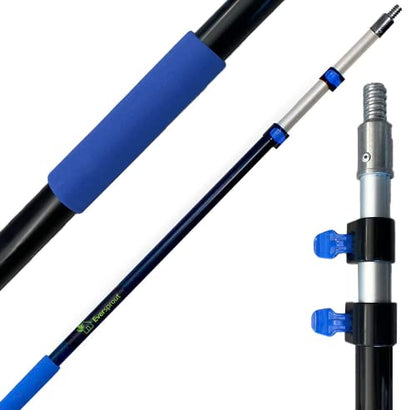 Pro 5-to-12 Foot Telescoping Extension Pole, 3-Stage Aluminum