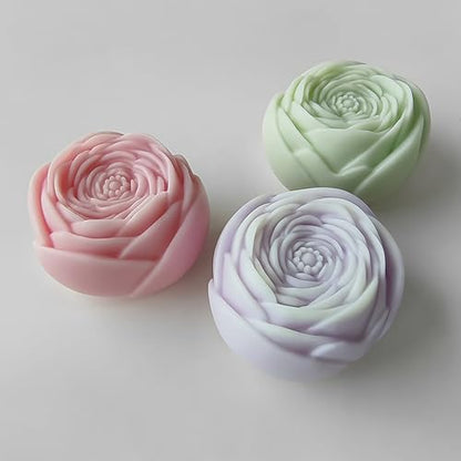 Rose Ball 3D Round Flower Peony Resin Casting Molds