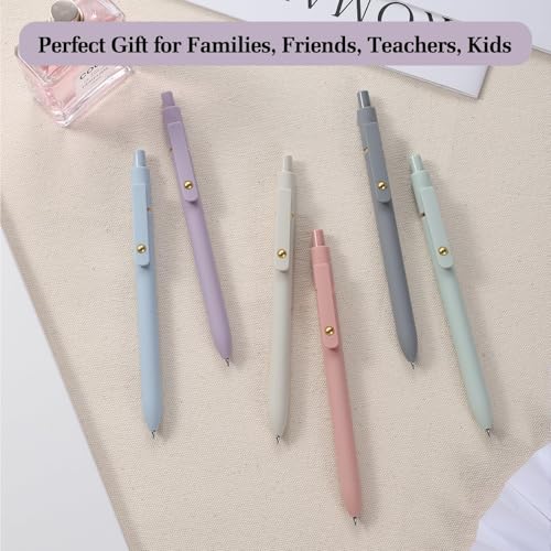 Gel Pens 6pcs Blue Ink Medium Point 0.7mm Smooth Writing Pens (6 Count)