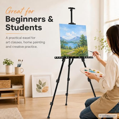17 66 Inch Adjustable Art Easel Stand for Painting and Sign