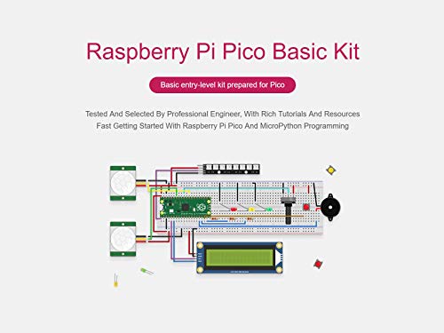 Compatible with Raspberry Pi Pico Basic Kit with Rich Tutorials and Resources Fast Getting Started with Pico MicroPython Programming