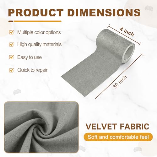 Velvet Rectangular Repair Patch