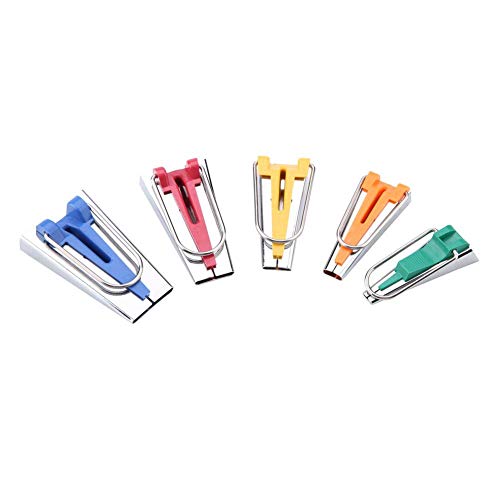 5pcs Bias Tape Makers Set Fabric Tape Maker Tool Set DIY Sewing Quilting Bias Binding Maker 6MM