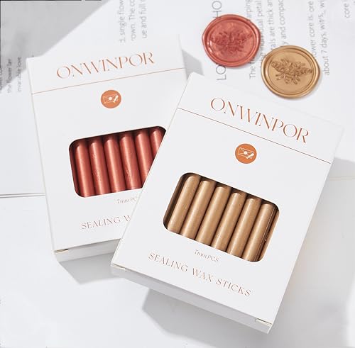 20pcs Bronze Wax Sealing Sticks (20 Count)