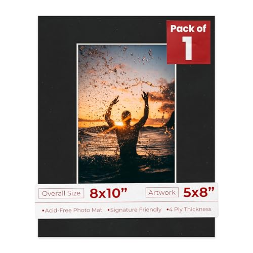 8x10 Mat Bevel Cut for 5x8 Photos
