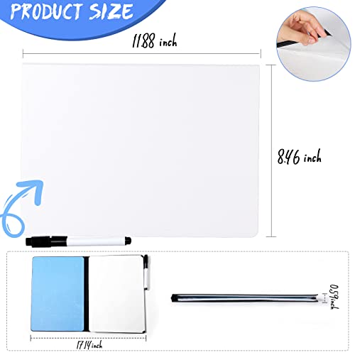 A4 Portable Double Sided Mini Desk Dry Erase Whiteboard
