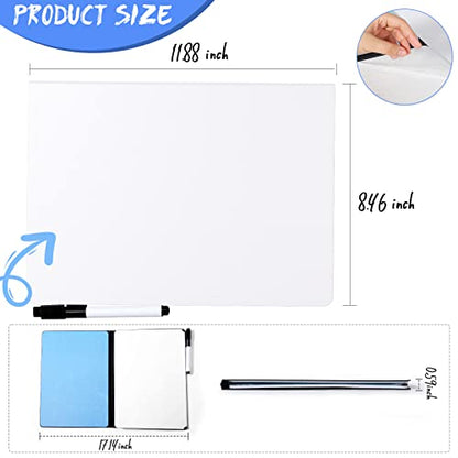 A4 Portable Double Sided Mini Desk Dry Erase Whiteboard