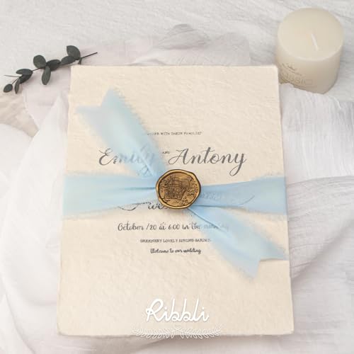 Baby Blue Chiffon Ribbon 1 (60 Foot)