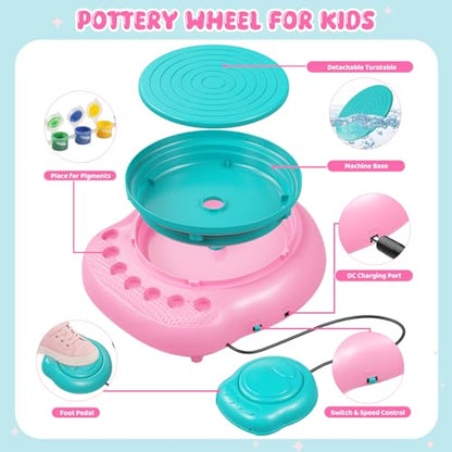 Pottery Wheel for Kids Beginners