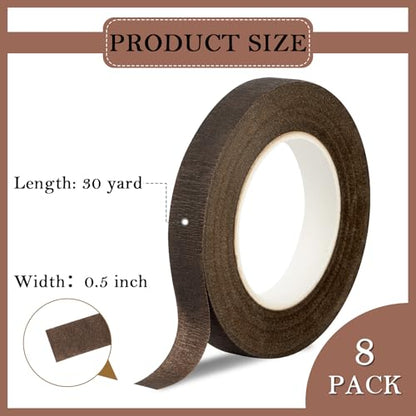 8 Rolls Floral Tape (720 Foot)