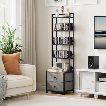 CD Storage Rack with Drawer