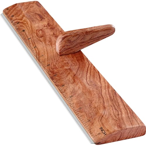 Safety Ruler with Handle & Stainless Steel Edge