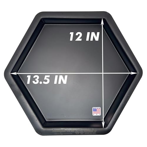 14" Hexagon Stepping Stone Mold