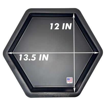 14" Hexagon Stepping Stone Mold