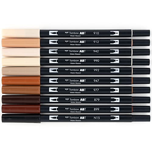56170 Dual Brush Pen Art Markers (10 Count)