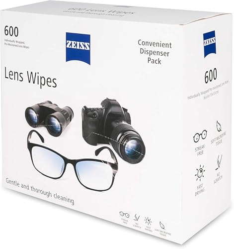 Pre Moistened Lens Cleaning Wipes (600 Count)