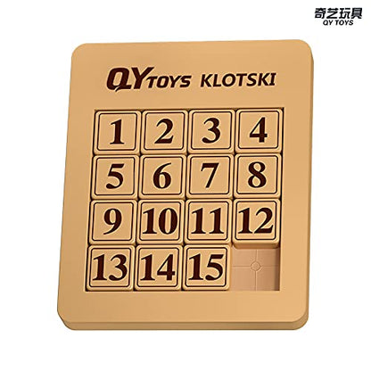 magnetized Klotski Puzzle Slide Number Puzzle Puzzle Brain Teasers Toy Tangram Jigsaw Intelligence 15 Klotski Puzzle