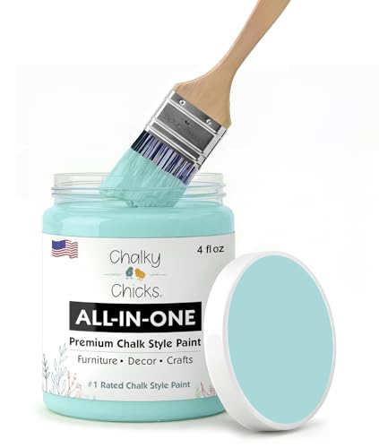 Rain Drop 4 Fl Oz Chalk Paint for Furniture All in One