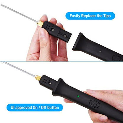 Foam Cutter 10CM Styrofoam Cutter pen with Power Light