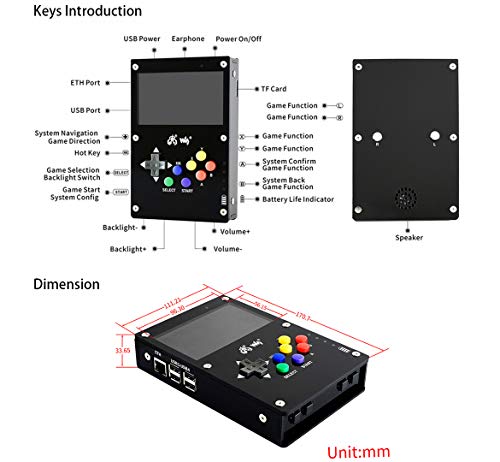 GamePi43 Accessories Kit for Raspberry Pi 4B