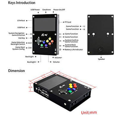 GamePi43 Accessories Kit for Raspberry Pi 4B