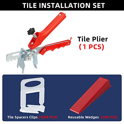Tile Leveling System with Tile Plier (1201 Count)