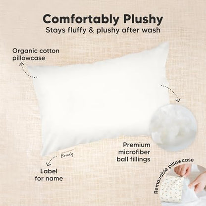 Mini Toddler Pillow with Pillowcase