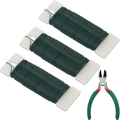 Flexible 110 Yards Green Floral Paddle Wire