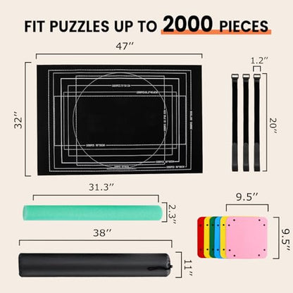 Jigsaw Puzzle Mat Roll Up