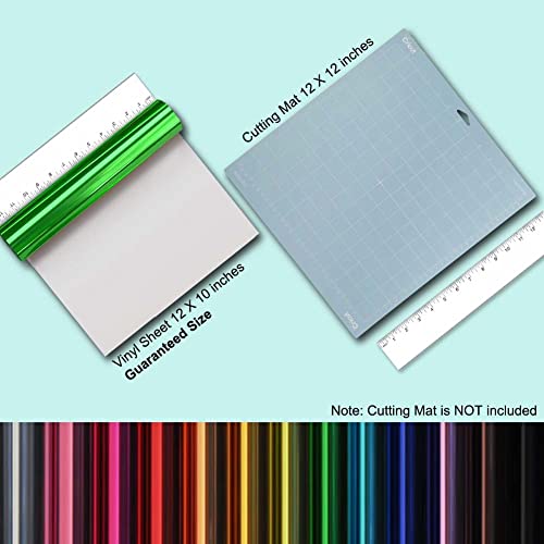 Green Foil HTV Metallic Heat Transfer Vinyl Roll 12" x 6FT for All Cutter Machine