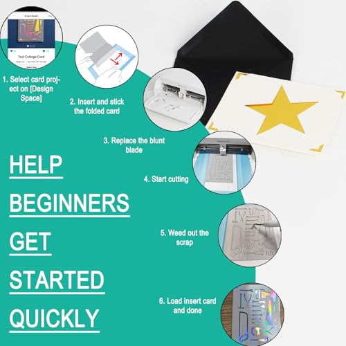 Card Making Starter Kit Compatible with Cricut Joy Xtra Machine