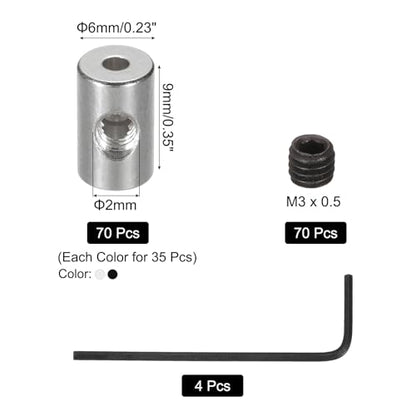 70 Pcs Metal Locking Pin Backs