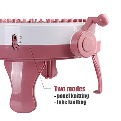 SENTRO 48 Needles Knitting Machine with Electric Adapter