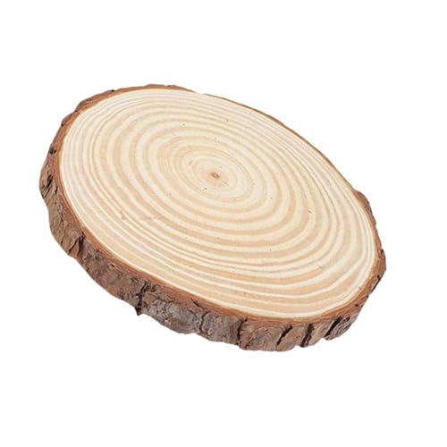 Wood Stepping Stone for Garden Walkway Decorative Path Beige
