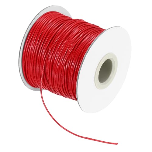 Waxed Cord 1mm Waxed Thread 87 Yard Wax String Leather Cord for Bracelet Making