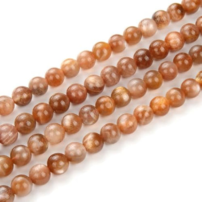 90pcs Adabele Natural Multi Colors Sunstone Gemstone 8mm Round Beads (94 Count)