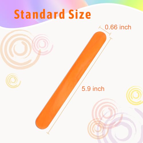 2000Pcs 6 Inch Jumbo Craft Sticks (2000 Count)